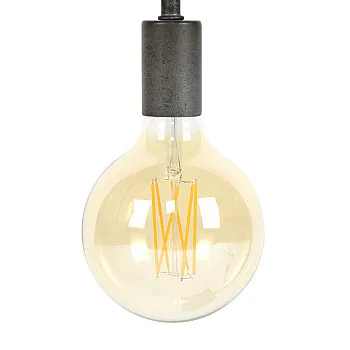 Filament LED žiarovka 84-64 Ø6cm Amber glass