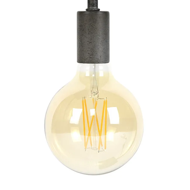 Filament LED žiarovka 84-64 Ø6cm Amber glass