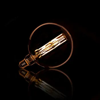 Filament LED žiarovka 84-69 Ø15cm Amber glass