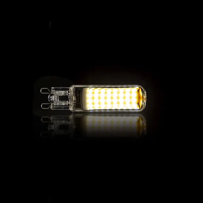 LED žiarovka 84-84 G9 Transparent glass