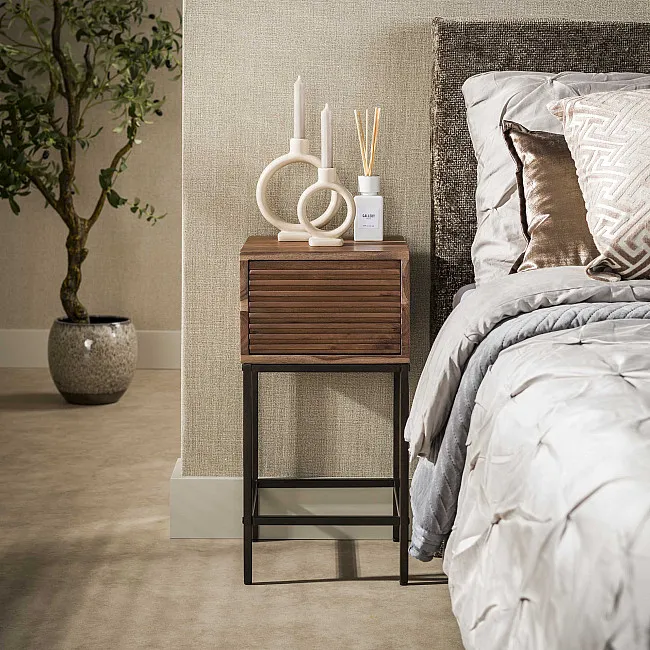 Nočný stolík 20-86 Line Drevo Acacia