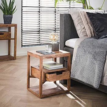 Nočný stolík 22-30 Sahara Drevo Mango