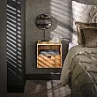 Nočný stolík 23-07 Flat Drevo Acacia 2-Set