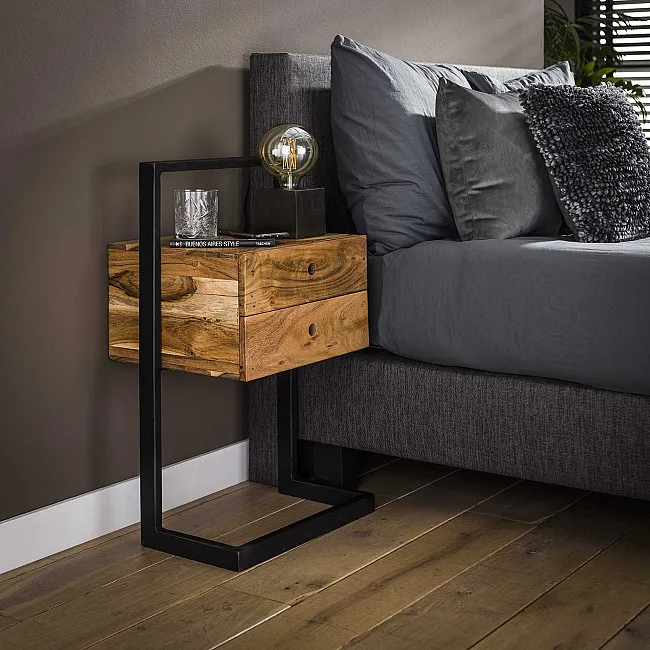 Nočný stolík 23-68 Rigid Drevo Acacia