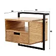 Nočný stolík 25-96 Air Drevo Acacia