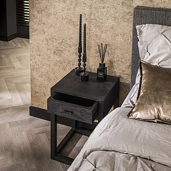 Nočný stolík 28-15 Square Drevo Mango