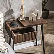 Nočný stolík 30-15 Carve Drevo Acacia - Pravý