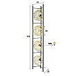 Stojaca lampa 60-02 Soll 4L