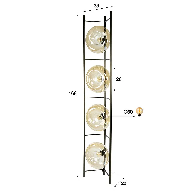 Stojaca lampa 60-02 Soll 4L