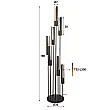 Stojaca lampa 72-02 Tube 7L