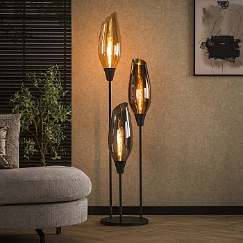 Stojaca lampa 76-91 Cocoon 3L Multicolour glass