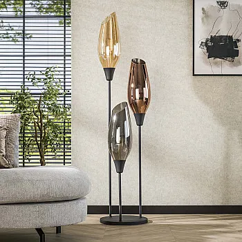 Stojaca lampa 76-91 Cocoon 3L Multicolour glass