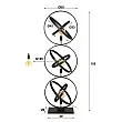 Stojaca lampa 77-86 Galaxy 3L