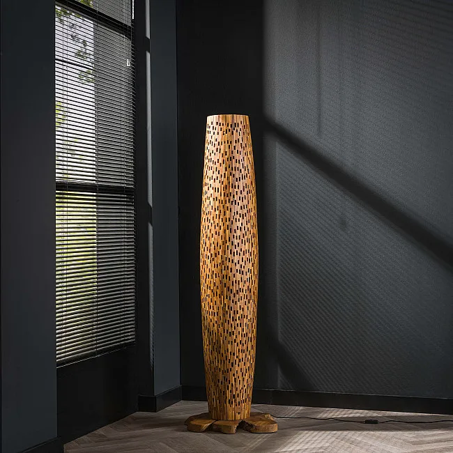 Stojaca lampa 80-81 Bars 3L Drevo Teak