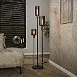 Stojaca lampa 84-35 Sepiora 3L Brown Glass