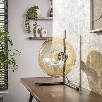 Stolová lampa 60-01 Soll 1L Jantar glass